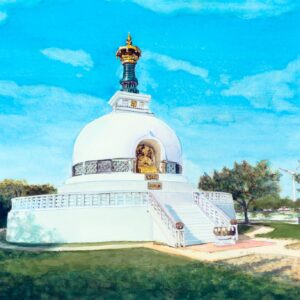 Friedenspagode Wien – Donauufer | Vienna Peace Pagoda – Danube Riverbank